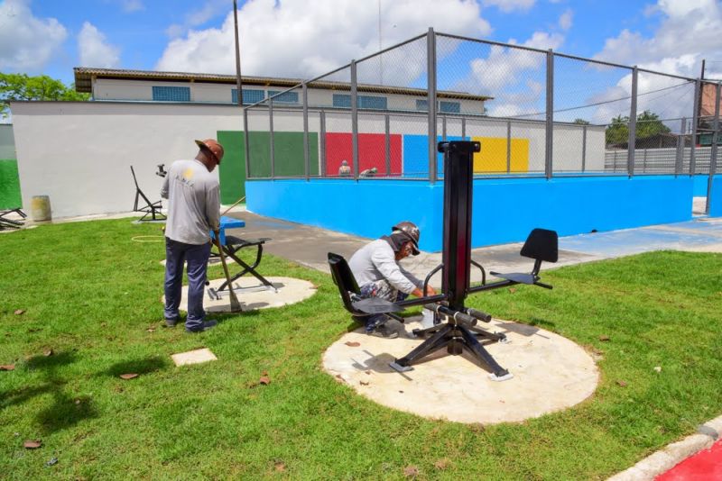 Visita técnica na Praça da Águas Lindas