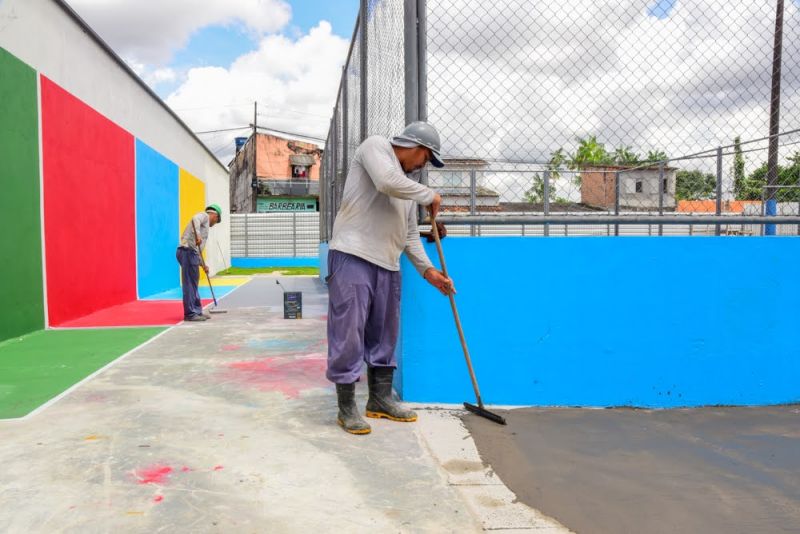 Visita técnica na Praça da Águas Lindas