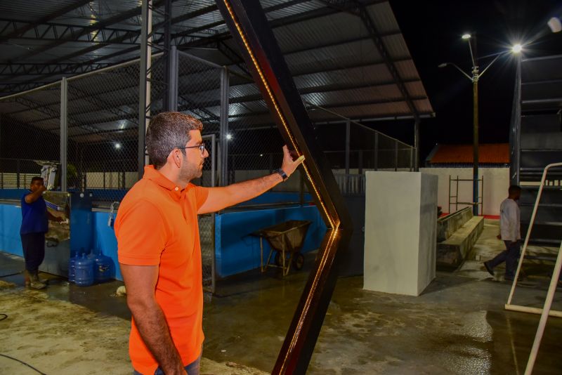 Visita técnica na Praça da Águas Lindas