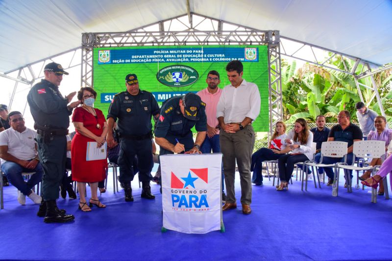 Entrega da Emef Pe. Pietro revitalizada e Assinatura de acordo de cooperação técnica entre PMPA e Prefeitura de ananindeua  para Implantação da 1ª Escola Cívico-Militar de Ananindeua