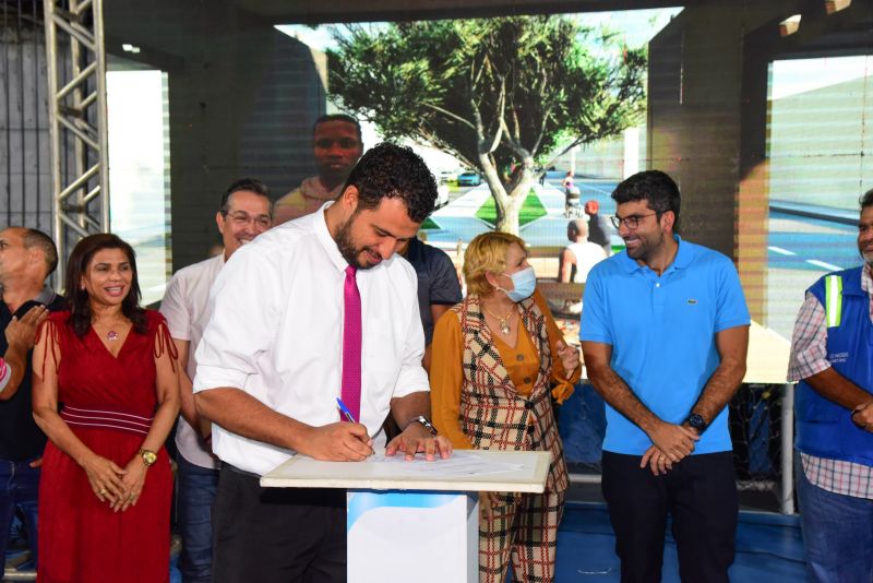 Assinatura de O.S Canteiros da Cidade Nova e apresentação do Projeto