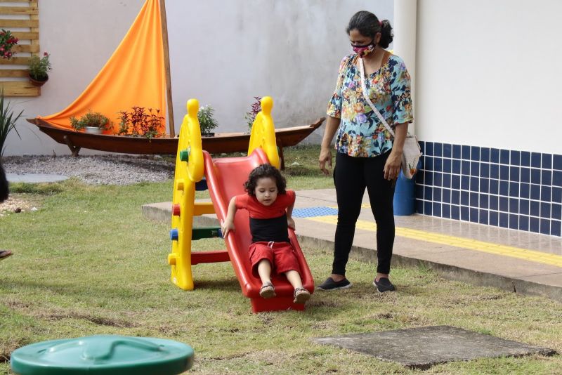 Inauguração do CMREI Maria Alzenira Pinheiro, no Maguari