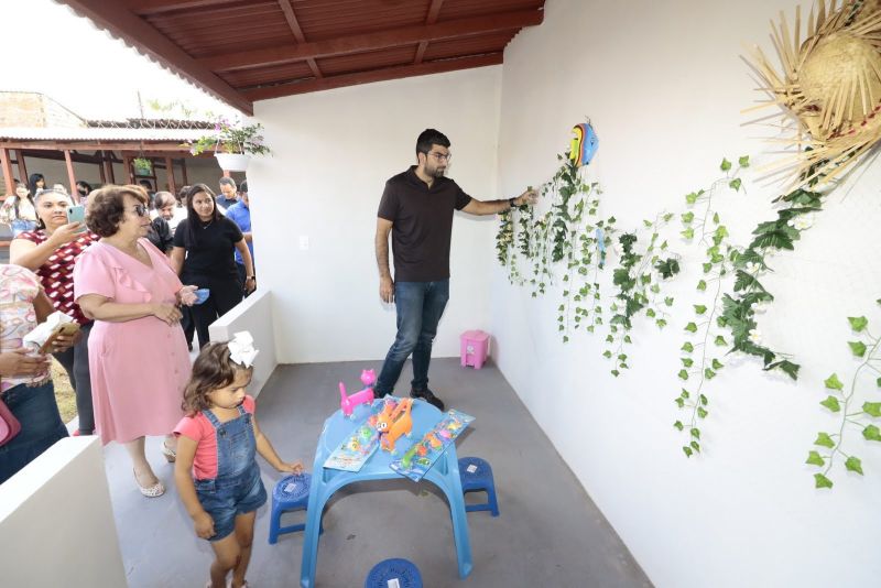 Inauguração do CMREI Maria Alzenira Pinheiro, no Maguari