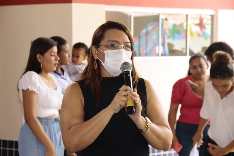 Inauguração do CMREI Maria Alzenira Pinheiro, no Maguari