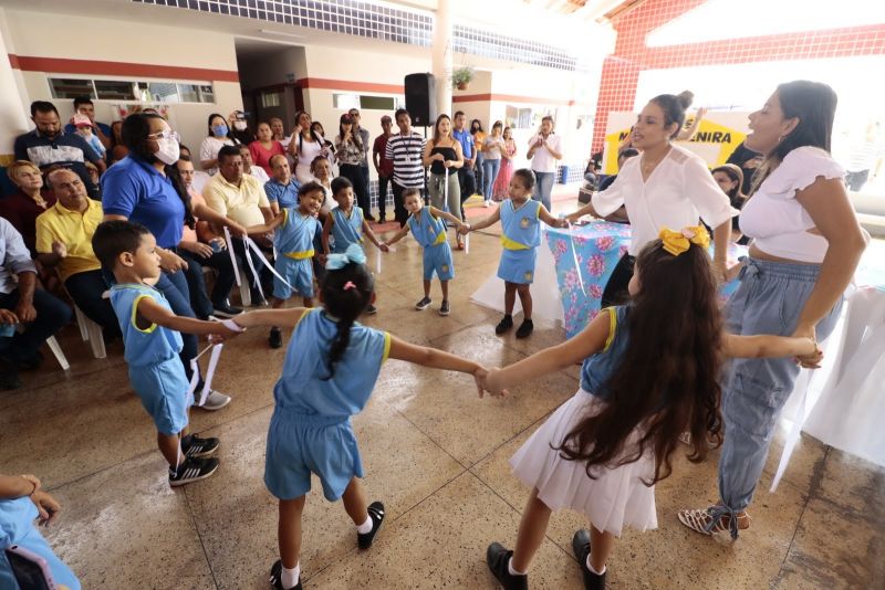 Inauguração do CMREI Maria Alzenira Pinheiro, no Maguari