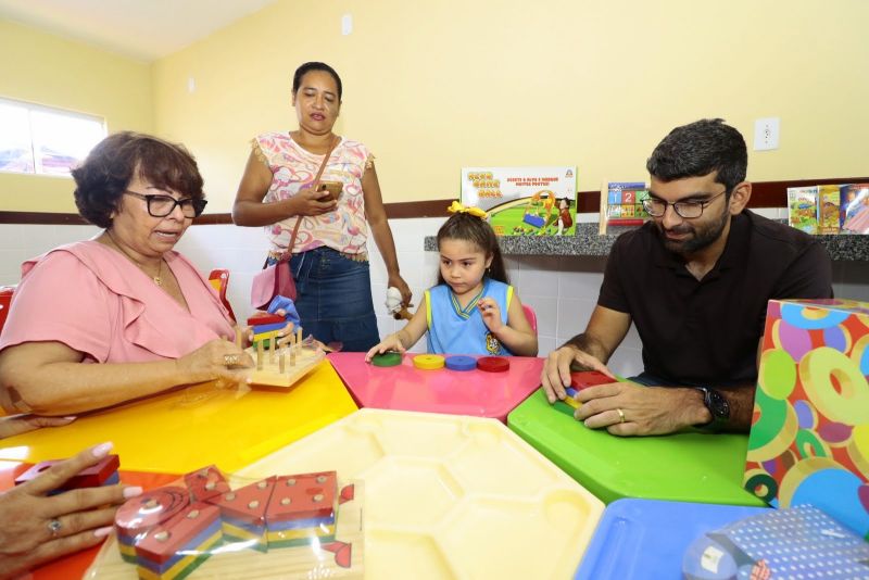 Inauguração do CMREI Maria Alzenira Pinheiro, no Maguari