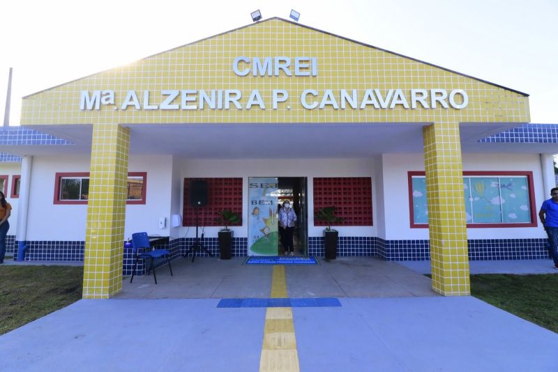 Inauguração do CMREI Maria Alzenira Pinheiro, no Maguari