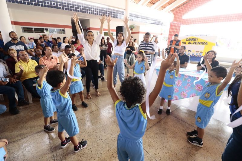 Inauguração do CMREI Maria Alzenira Pinheiro, no Maguari