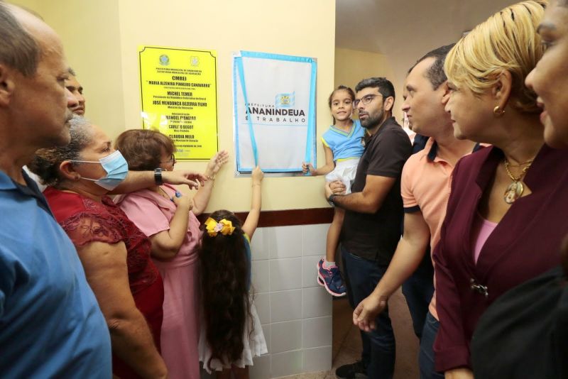 Inauguração do CMREI Maria Alzenira Pinheiro, no Maguari