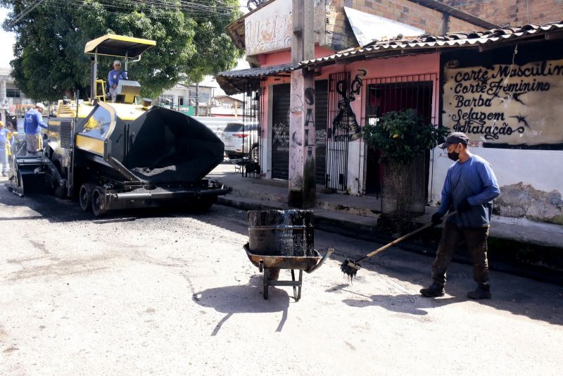 Início dos Serviços de Pavimentação Asfáltica da rua Rio Negro no bairro Paar