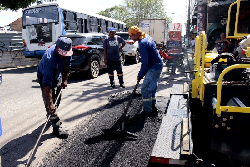 Início dos Serviços de Pavimentação Asfáltica da rua Rio Negro no bairro Paar