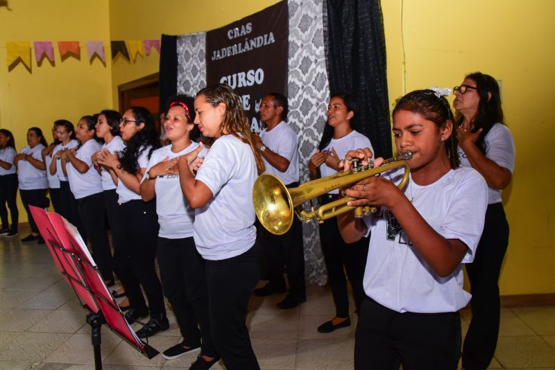 Cerimônia de Enceramento do curso de Libras no Cras Jaderlândia