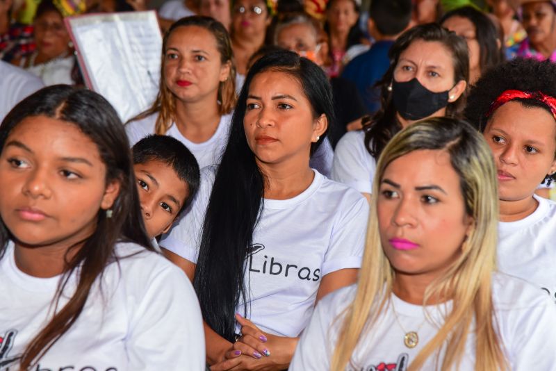 Cerimônia de Enceramento do curso de Libras no Cras Jaderlândia