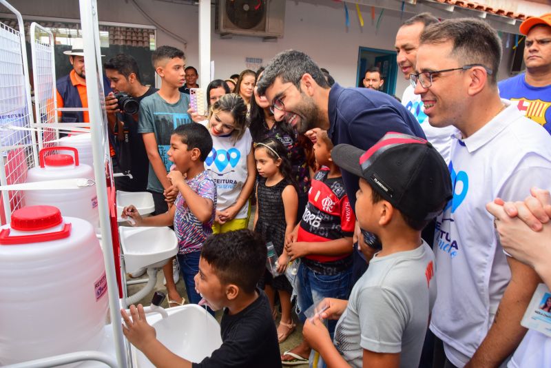 Lançamento do Programa Prefeitura em Movimento, na escola EMEF São Paulo no Conj Jaderlândia