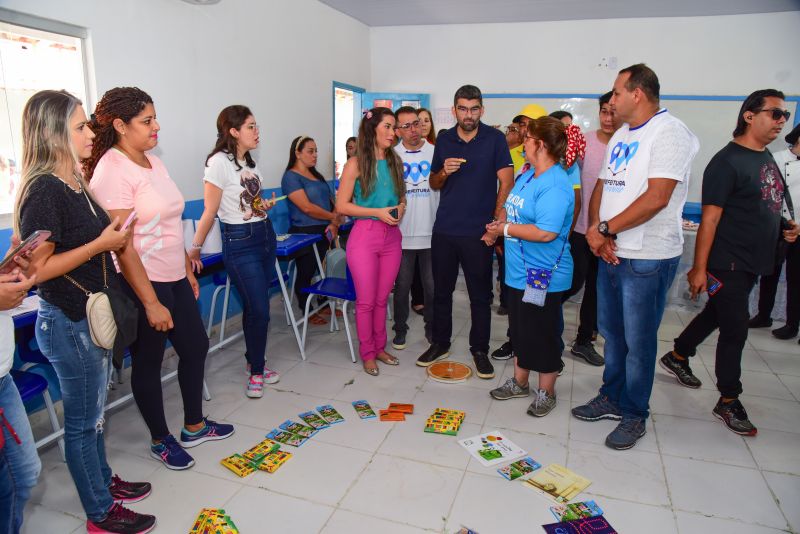 Lançamento do Programa Prefeitura em Movimento, na escola EMEF São Paulo no Conj Jaderlândia