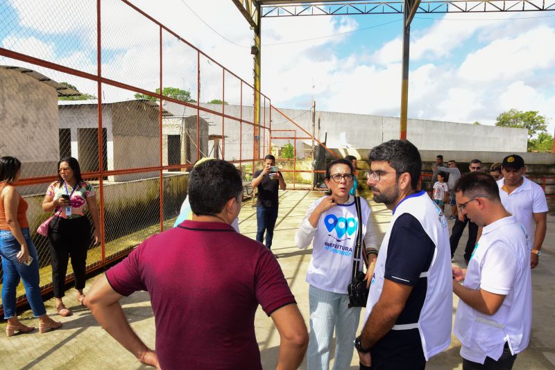 Lançamento do Programa Prefeitura em Movimento, na escola EMEF São Paulo no Conj Jaderlândia