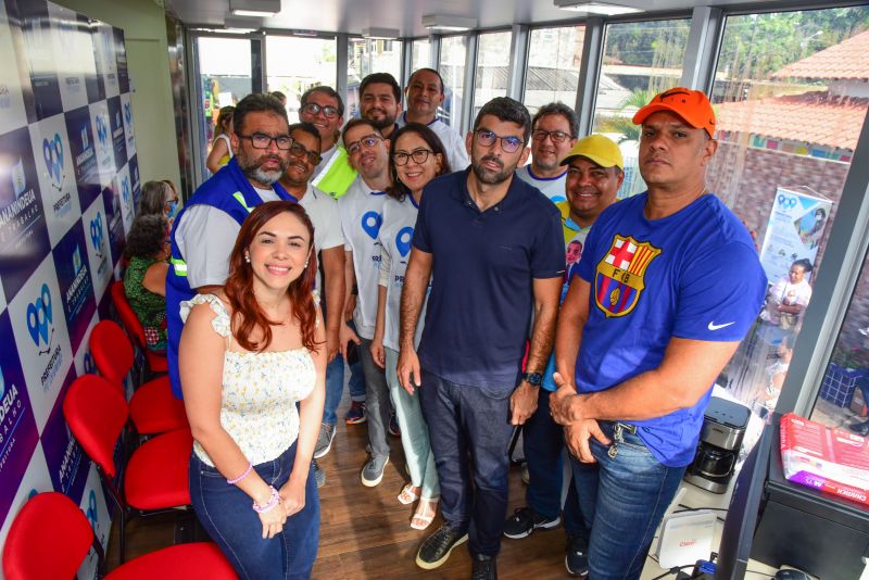 Lançamento do Programa Prefeitura em Movimento, na escola EMEF São Paulo no Conj Jaderlândia