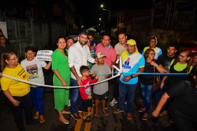 Inauguração Asfáltica da rua Bom Jesus, Bairro do Atalaia