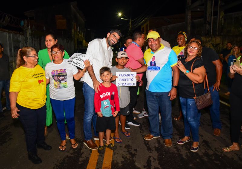 Inauguração Asfáltica da rua Bom Jesus, Bairro do Atalaia