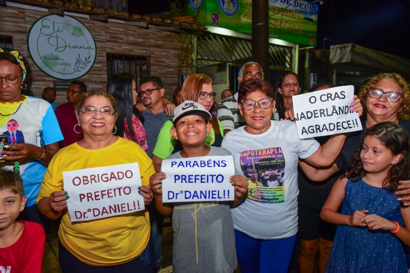 Inauguração Asfáltica da rua Bom Jesus, Bairro do Atalaia