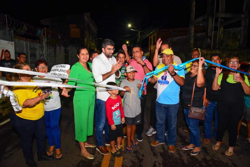 Inauguração Asfáltica da rua Bom Jesus, Bairro do Atalaia