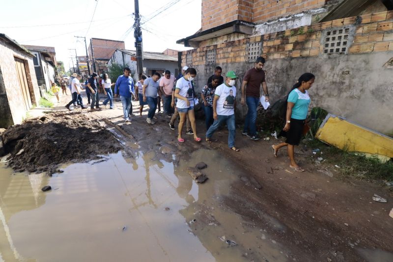 Visita Técnica com a Equipe da SESAN na Comunidade Açaizal e Residencial Augusto Reis na Alameda