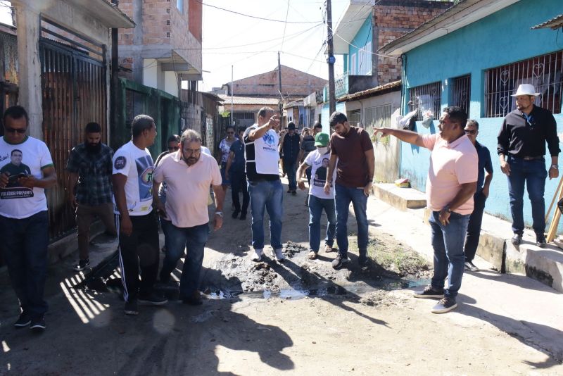 Visita Técnica com a Equipe da SESAN na Comunidade Açaizal e Residencial Augusto Reis na Alameda