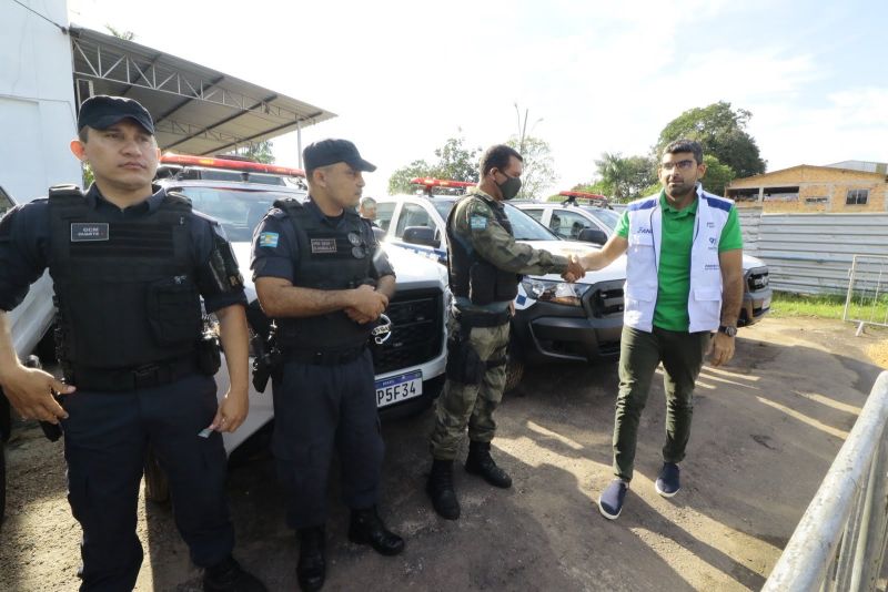 Entrega de 06 Viaturas para Guarda Municipal na Sede da Guarda – Av Claudio Sanders