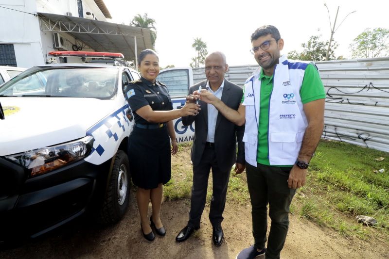 Entrega de 06 Viaturas para Guarda Municipal na Sede da Guarda – Av Claudio Sanders