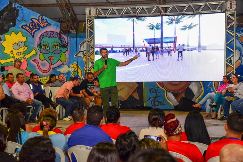 Assinatura de O.S da Praça da Bíblia e Apresentação do Projeto da nova Praça