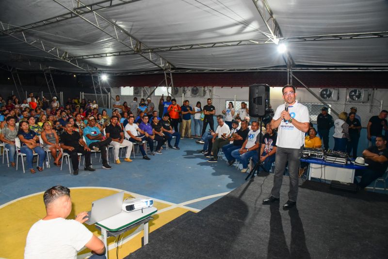 Reunião com a comunidade para Apresentação do Programa Ananindeua em Movimento no Bairro do Aurá