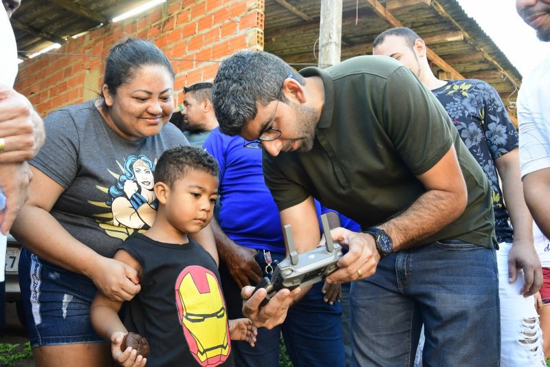 Voo Inaugural pra Regularização Fundiaria da Comunidade Parque das Mangueiras no bairro Icuí