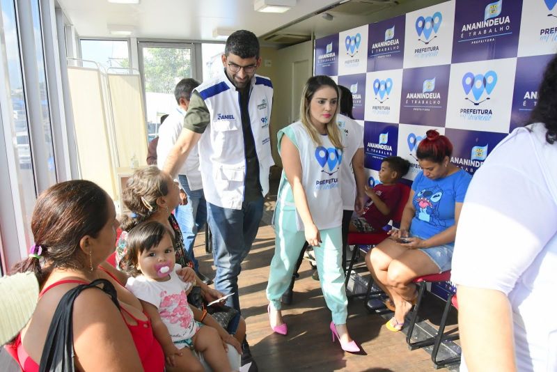 Ação do Programa Prefeitura em Movimento no Bairro do Aura