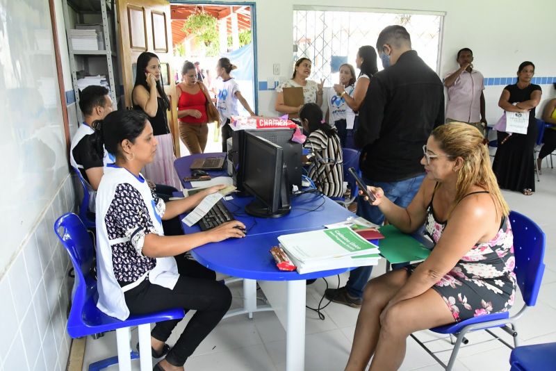 Ação do Programa Prefeitura em Movimento no Bairro do Aura