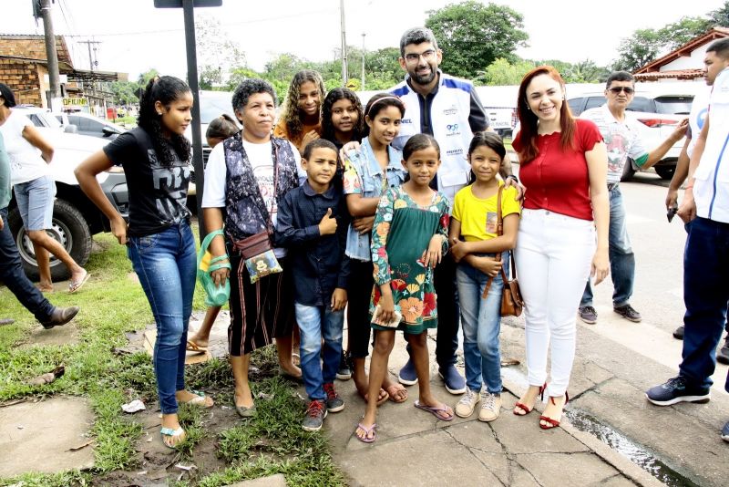 Visita ao Projeto Prefeitura em Movimento no bairro do Aurá