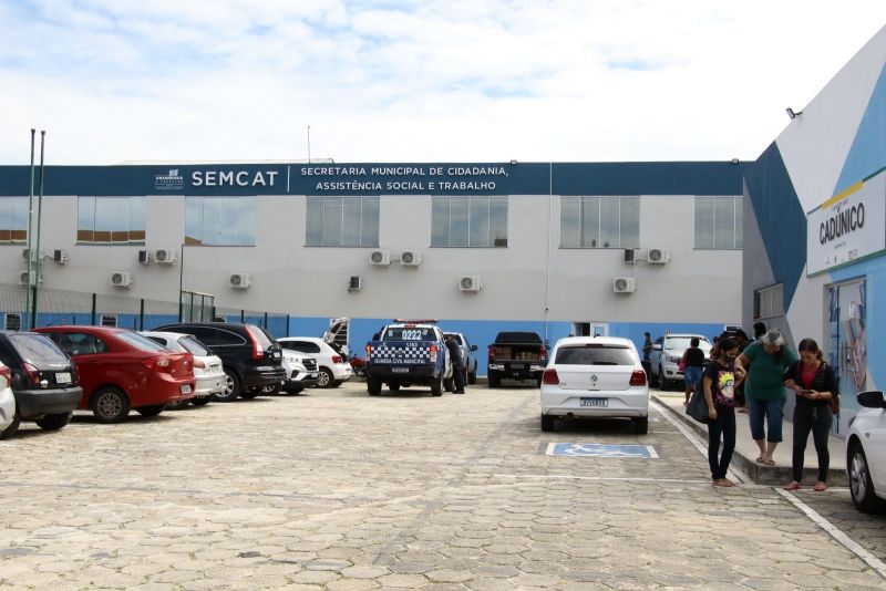 Prédio da SEMCAT em atendimento