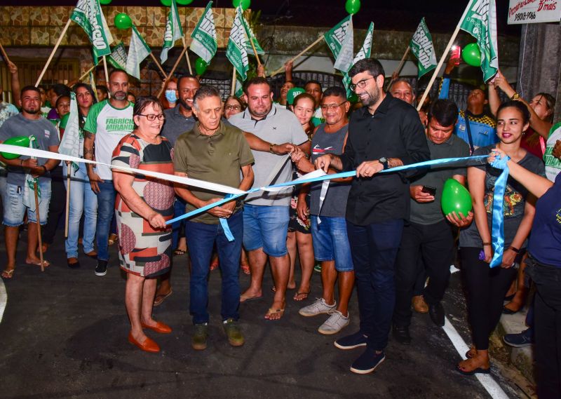 Inauguração Asfáltica da Alameda José Amaral, bairro Centro