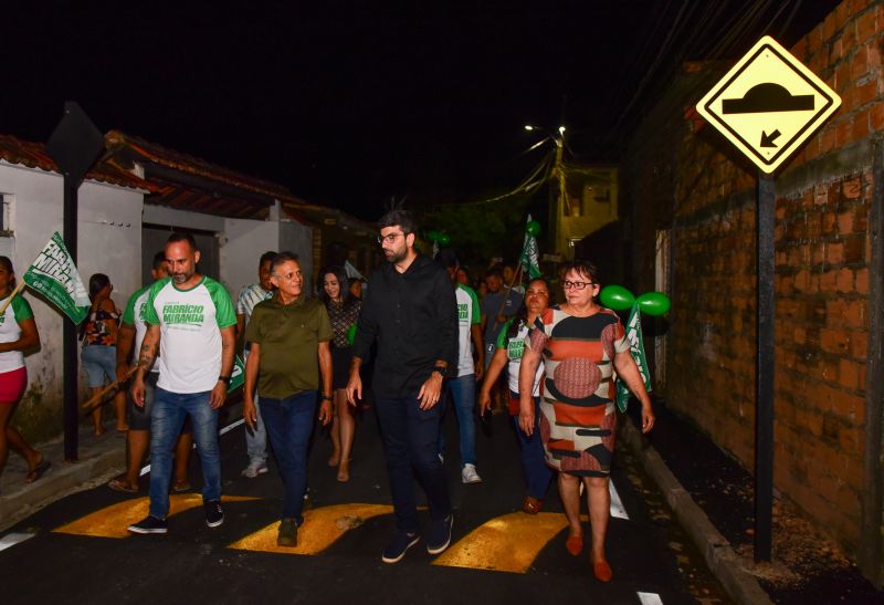 Inauguração Asfáltica da Alameda José Amaral, bairro Centro