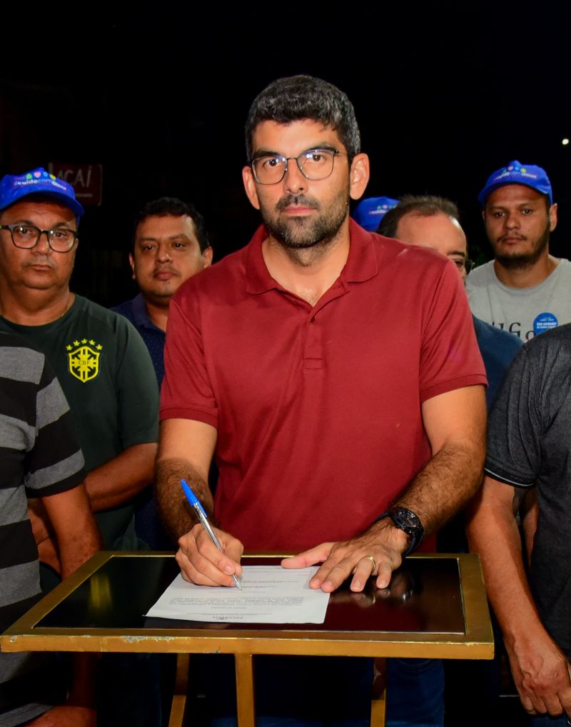 Assinatura de O.S para Execução de Recapeamento Asfáltica das ruas 4,6,7 Leandro Mendes, António Dias Jr, Nossa Senhora de Nazaré, 7 de Dezembro, Rainha Elizabeth, Al Piauí, al Ataide Moura, al Batista Campos,Tv 7 de Abril no Icuí