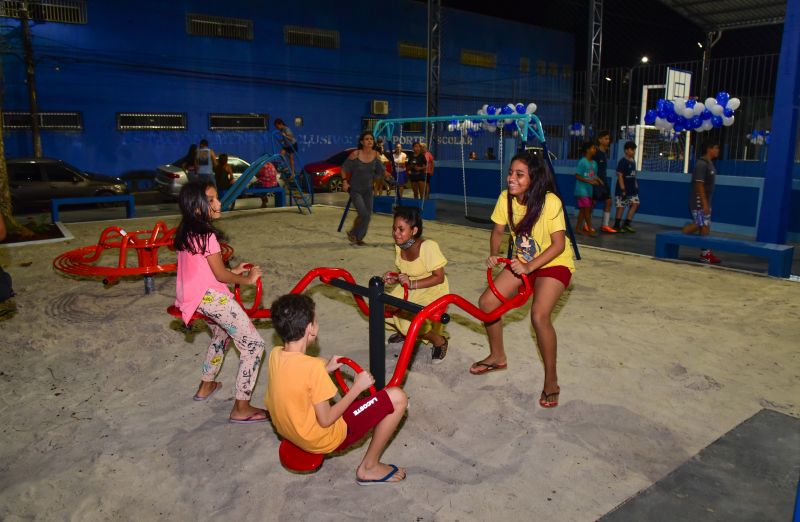 Ato de inauguração da praça São Francisco na Cidade Nova ll