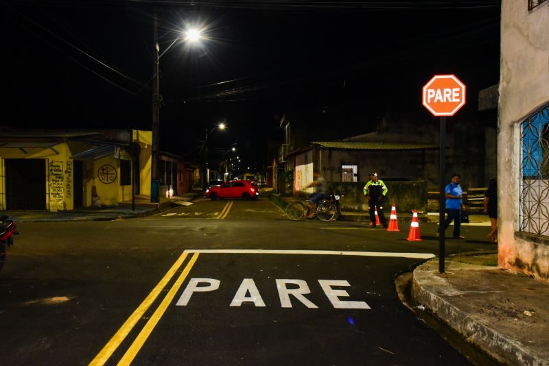 Ato de Inauguração Asfáltica das ruas Tambaqui, alamedas Santo Antônio, Icana, Samauna, av Rio Negro e Tapajós na Cidade Nova VI com Paar