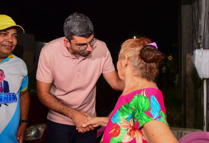 Ato de entrega e inauguração da rua pavimentada e iluminação em Led, rua Santa Inês no Una