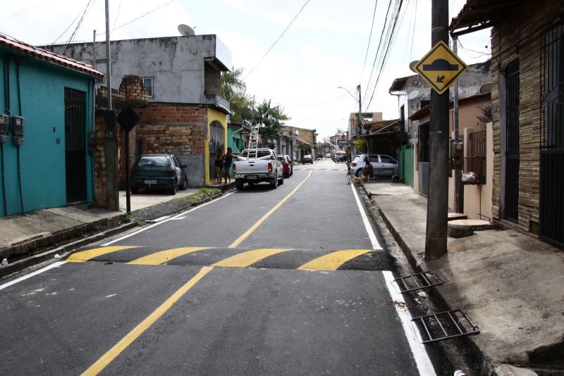 Ato de entrega e inauguração da rua pavimentada e iluminação em Led, rua Santa Inês no Una