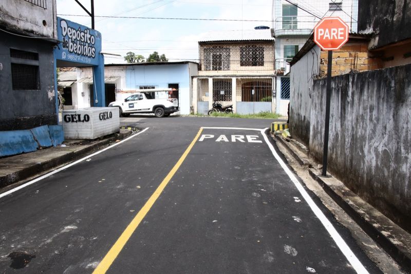 Ato de entrega e inauguração da rua pavimentada e iluminação em Led, rua Santa Inês no Una