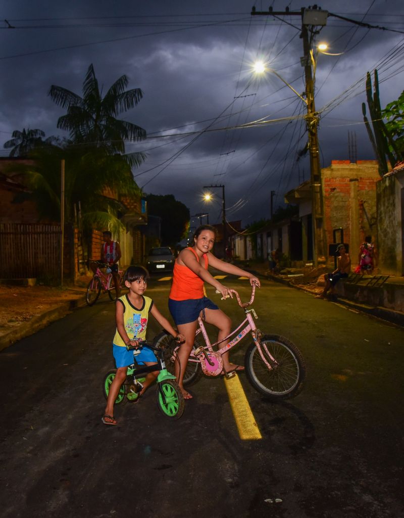 Inauguração Asfáltica e Iluminação em Led da rua Ayrton Sena no Icuí Guajará