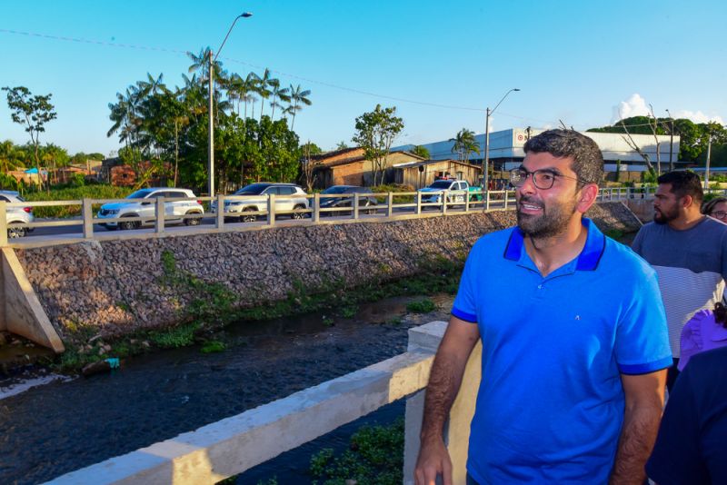 Inauguração do Canal Maguariaçu entre rua Cavalcante até rua Itabira