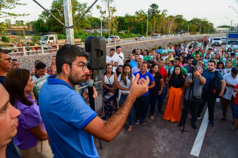 Inauguração do Canal Maguariaçu entre rua Cavalcante até rua Itabira