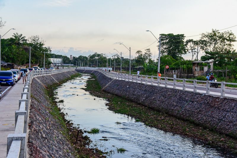 Inauguração do Canal Maguariaçu entre rua Cavalcante até rua Itabira