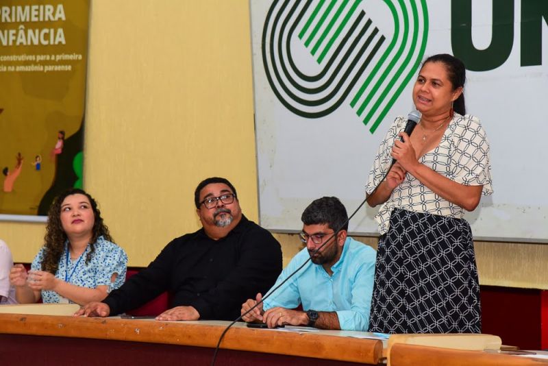 Abertura da Primeira Infância Diálogos construtivos para primeira infância na Amazônia Paraense no Auditório da Unama BR