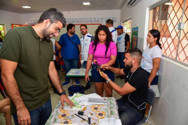 Ação da 3ª edição do programa Prefeitura em Movimento no bairro do Curuçambá